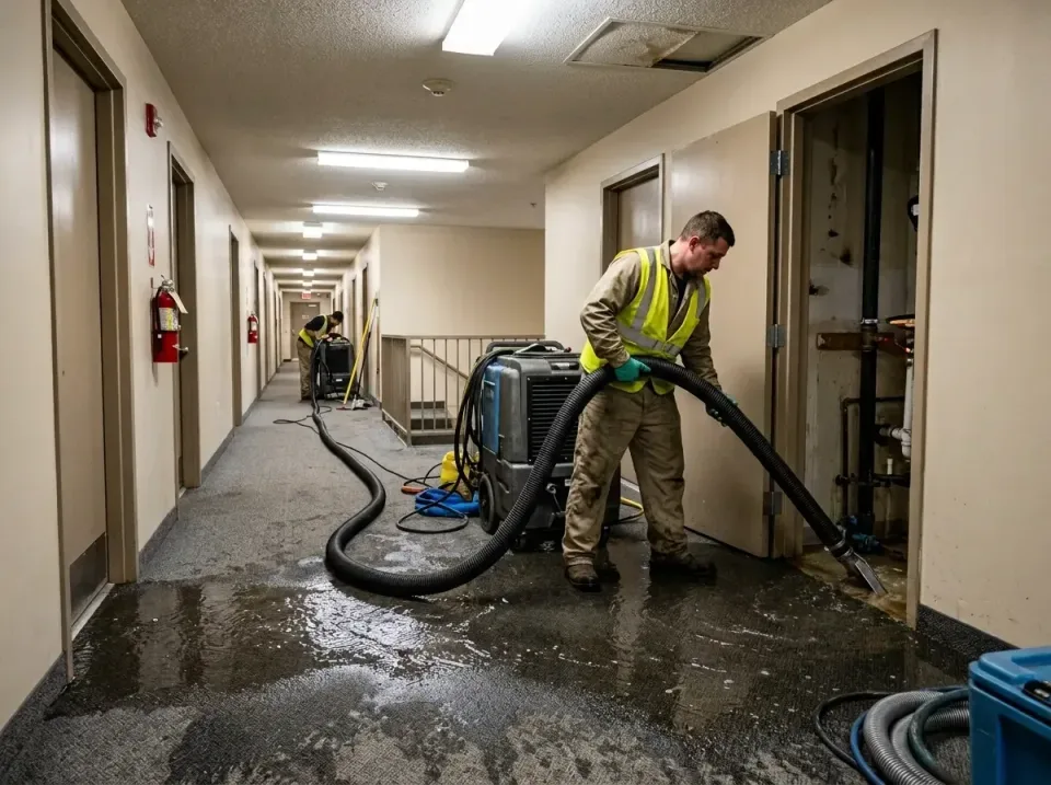multi-unit-apartment-hallway-f-005 — frequently asked questions, Emergency Burst Pipe Water Extraction & Removal in Encinita…